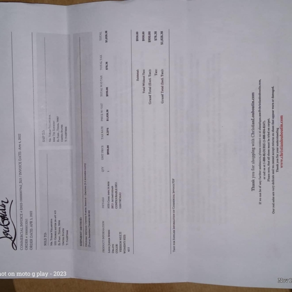 Authentic Louis Vuitton Jr Spikes Orlato - Picture 10 of 11